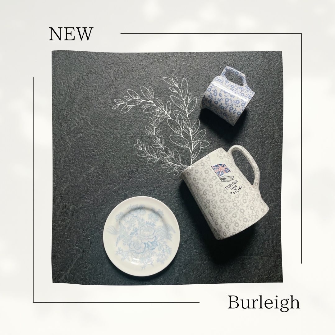 英国バーレイ社Burleigh】【アウトレット食器】【輸入陶器】ならマレインカフェ｜